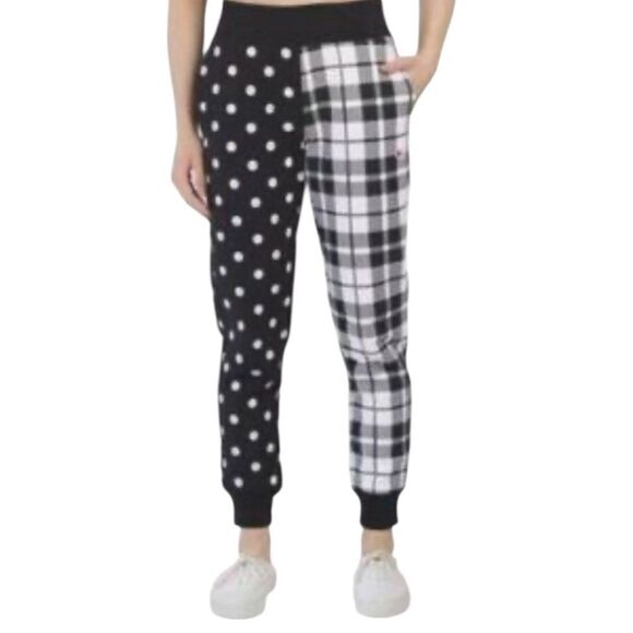 Champion Women’s Black and White Patterned Joggers, Size XS - Picture 1 of 5